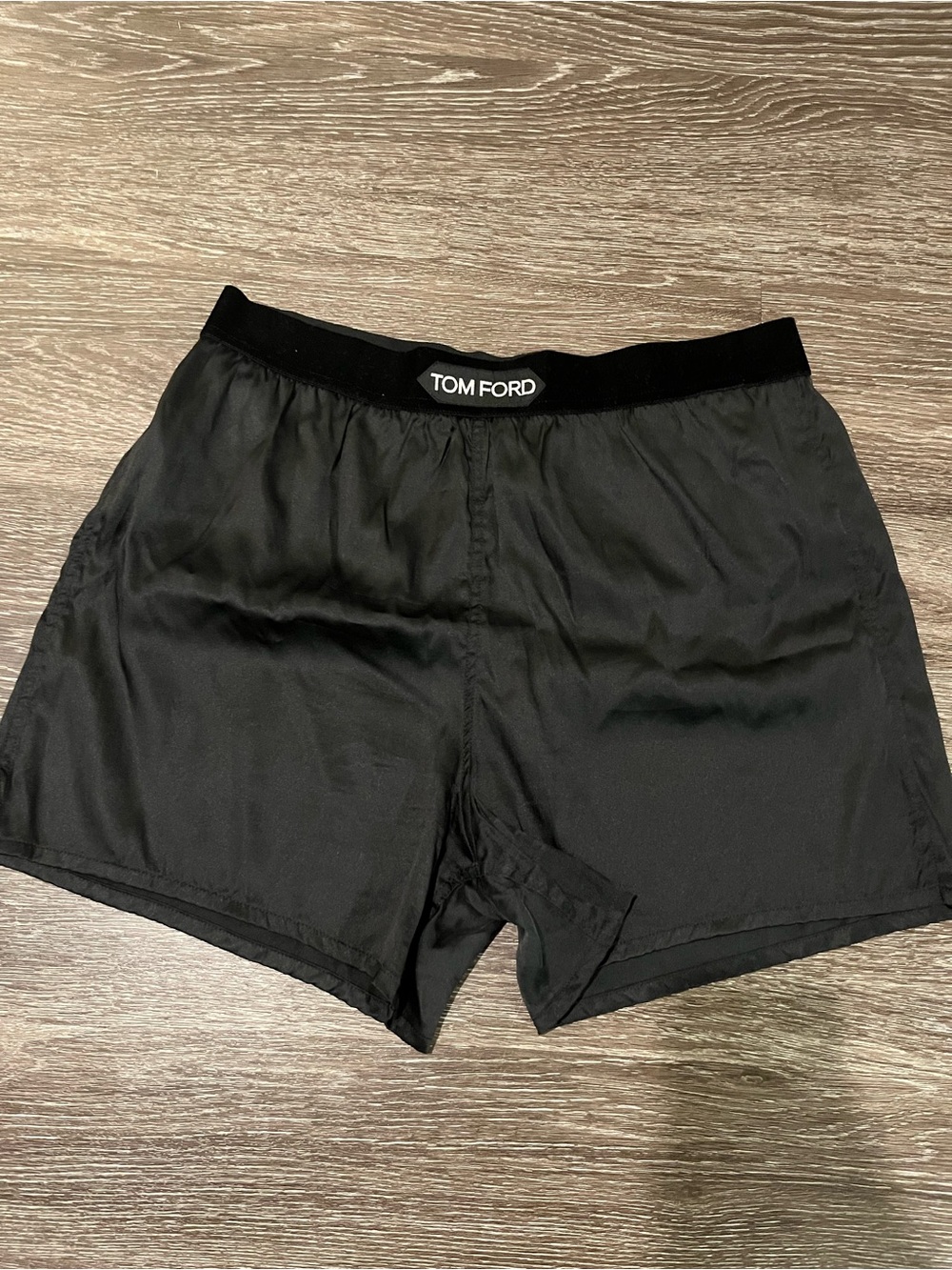 Tom Ford Black Men's Silk Hybrid Shorts